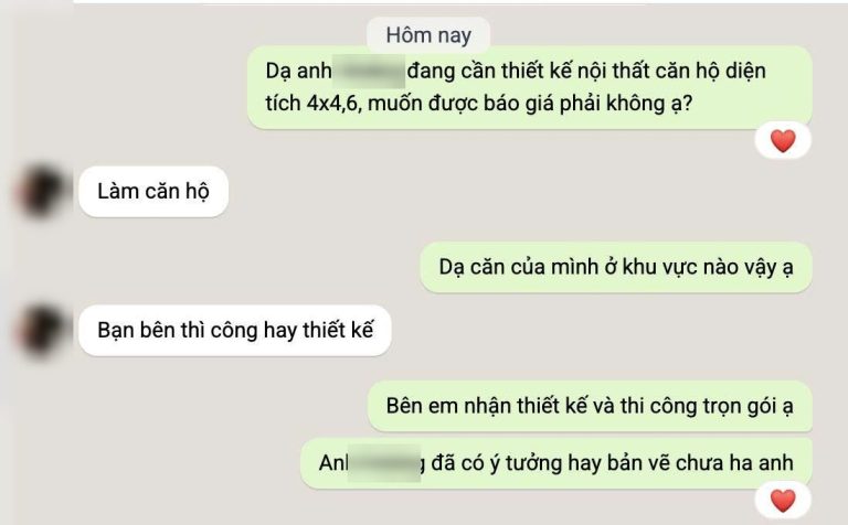 Tin nhắn khách hàng tiềm năng ngành xây dựng ngày 17/09/2026 (đã che thông tin cá nhân)