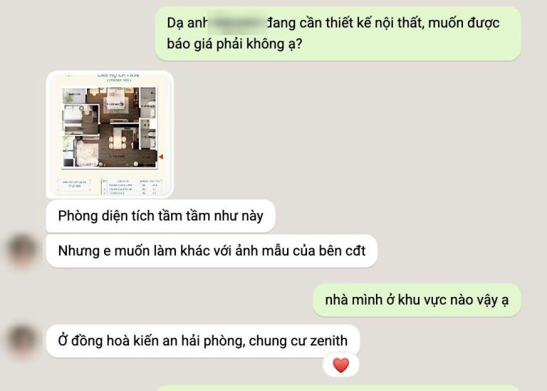 Tin nhắn khách hàng tiềm năng ngành xây dựng ngày 18/09/2026 (đã che thông tin cá nhân)